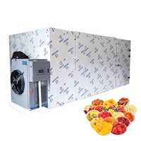 Warmtepomp Dehydrator 300-2400kg Capaciteit 10-100m RVS CE ISO Gecertificeerd Commerciële Droger voor Fruit, Groenten en Zeevruchten
