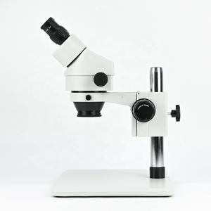 <span class=keywords><strong>Microscope</strong></span> stéréo industriel de zoom de ZM0745B-L1 0.7-4.5X pour la réparation et la soudure mobiles avec la grande étape fonctionnante - Product Image 4