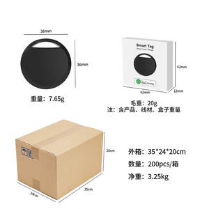 Localizador GPS inteligente con certificación MFi para mascotas, rastreador <span class=keywords><strong>de</strong></span> equipaje, llavero, mini alarma antipérdida para Apple - Product Image 4