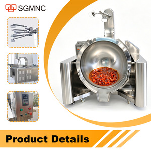 Mélangeur planétaire entièrement automatique pour sauces à base de viande de bœuf et de tomates, et pour la préparation de plats à frire - Product Image 1