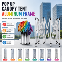Tente publicitaire personnalisée 3x3 en aluminium, best-seller, pour mariage, promotion, avec logo imprimé, tente d'exposition pour salon professionnel