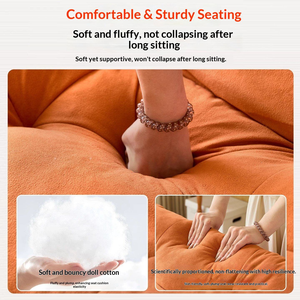 Sillón Reclinable de Alta Calidad, Silla Mecedora, Sofá Individual y Sencillo para el Hogar, Muebles para Balcón, Dormitorio, Sala de Estar - Product Image 6