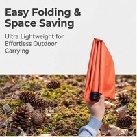 Tapis de sol d'urgence en aluminium et PE pour extérieur, couverture de survie thermique isolante et anti-UV 150x210cm, équipement d'hiver