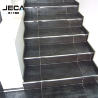 Foshan Fournisseur JECA Carrelage en porcelaine Design moderne Nez d'escalier Bande antidérapante Décoration avec logo OEM Garniture de nez de bord