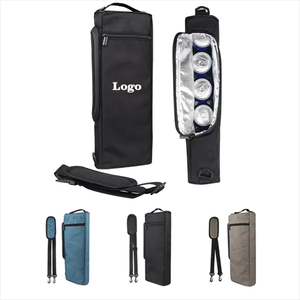 กระเป๋าเก็บความเย็นสำหรับกอล์ฟแบบพกพา ทนทาน ทันสมัย กันน้ำ ผลิตจากโพลีเอสเตอร์ พร้อมโลโก้  ด้านข้างนุ่ม  สามารถใส่กระป๋องได้ 6 กระป๋อง - Product Image 6