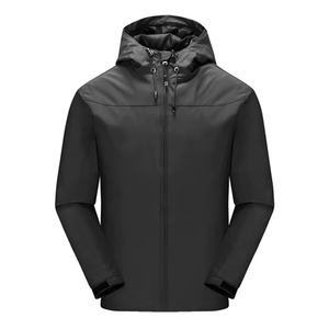 <b>Rain</b> Coat Custom logo Windbreaker <b>Jacket</b> Customized design Waterproof <b>Plus</b> <b>Size</b> Men <b>Jackets</b> Wholesale Men Hooded Puffer <b>Jacket</b> - Product Image 4