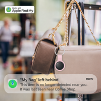 Fonctionne avec Apple Find My et Google Find My Device, traqueur Bluetooth MFi BLE, double système, étanche, anti-perte, balise intelligente.