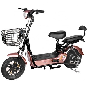 จักรยานไฟฟ้าจีน ยี่ห้อ Ebike สะดวกสบาย จักรยานไฟฟ้า 2 ล้อ พร้อมที่นั่งสองที่สำหรับผู้ใหญ่ - Product Image 2