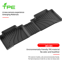 Tapis de sol de voiture de vente directe d'usine pour Subaru Solterra Touring 2023/Toyota BZ4X 2022/2023-2024 TPE 3D tapis de voiture antidérapant étanche