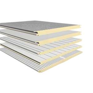 Vente d'usine Panneau <span class=keywords><strong>isolant</strong></span> industriel Panneaux sandwich de toit Mur extérieur en PU avec matériau de panneau métallique de prévention des incendies - Product Image 4
