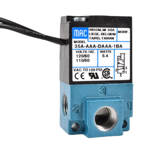 Válvula de Compuerta de Tres Vías Accionada por Solenoide Serie 35, 35A-AAA-D y 35A-AAB-D, FOXBORO SRD998, Serie 35 - Product Image 6