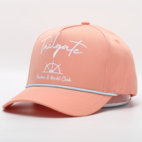 Casquette de Baseball en Nylon avec 5 panneaux encadrés et Logo, pour les hommes, broderie rapide à sec, vente en gros