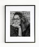Nuevo y Moderno Marco de Fotos de Aleación de Aluminio Ecológico Color Marrón Oscuro para Decoración del Hogar, Molduras para Impresión Digital de Fotos