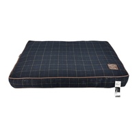 Venta de fabricación, colchón para perros personalizado, tumbona rectangular elegante de Inglaterra, cama para mascotas para perros, funda extraíble lavable, cama para perros