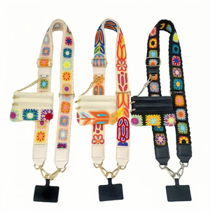 Neck <strong>Strap</strong> Adjustable Cell Phone Chain Long Short <strong>Mobile</strong> Phone Wrist Clip and Wallet <strong>Straps</strong> Crossbody <strong>Bag</strong> <strong>With</strong> Zipper Pouch - Product Image 3