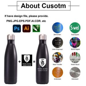 Bouteille isotherme en acier inoxydable à double paroi de 500 ml en forme de bouteille de cola, OEM ODM, pour la salle de sport, les voyages en plein air - Product Image 4