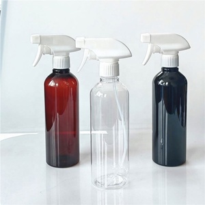 ขวดพลาสติก PET แบบพ่นฝอยสำหรับเครื่องสำอาง ขนาด 500 มล. ทรงกลม สีดำใส ใช้ซ้ำได้ สำหรับใส่ผลิตภัณฑ์บำรุงผิวหน้า บำรุงเส้นผม และน้ำหอม - Product Image 4