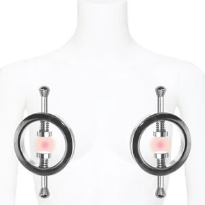 All'ingrosso morsetto in metallo inox con vite regolabile bondage rotondo morsetti per capezzolo donne coppia flirt giocattoli del sesso - Product Image 1