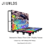 JIUWLDS personnalisé de haute qualité P2.9 P3.9 P5.9 intérieur/extérieur couleur 8K UHD LED écran d'affichage de carrelage de sol pour salon de voiture