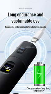 ワイヤレスコンデンサーマイクセット 金属ボディ 1送信機 プロ仕様 屋外ライブストリーミングマイク 歌唱 家庭用 - Product Image 5