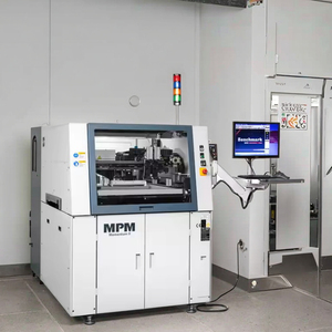 เครื่องพิมพ์น้ำยาบัดกรี MPM ความเร็วสูงรุ่นใหม่ พร้อม PLC และมอเตอร์แบบรวม SPI อุปกรณ์ประกอบชิ้นส่วนเกรดยานยนต์ - Product Image 2