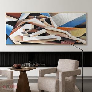 Peinture à l'Huile 100% Réelle Peinte à la Main, Abstraite Moderne, <span class=keywords><strong>Portrait</strong></span> de <span class=keywords><strong>Femme</strong></span> <span class=keywords><strong>Nue</strong></span>, Fille, pour Décoration Murale de Maison sur Toile - Product Image 5