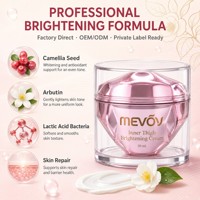 Marque privée Crème éclaircissante naturelle pour le visage Zones intimes sensibles Correcteur des taches brunes Crème hydratante éclaircissante pour la peau
