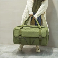 Sac de voyage en toile TINYAT, sac de sport personnalisé, grande capacité, léger, lavable, réutilisable