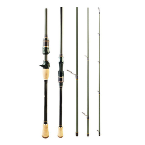 صنارة صيد في المياه العذبة في المياه المالحة ، m ، m ، قضيب إغراء الحركة 4 أقسام 30T قضيب من مادة الكربون للغزل - Product Image 5