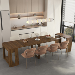 <span class=keywords><strong>Table</strong></span> à manger et bureau extensible - <span class=keywords><strong>Table</strong></span> console convertible avec support pour <span class=keywords><strong>rallonges</strong></span>, meubles pour cuisine, salon, salle de réunion - Product Image 1