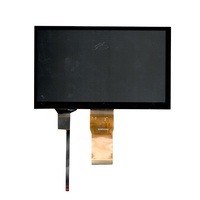 7 inç TFT verici LCD yüksek parlaklık 1024*600 çözünürlük ahududu pi 3 için dokunmatik ile 800nits TFT LCD modülleri