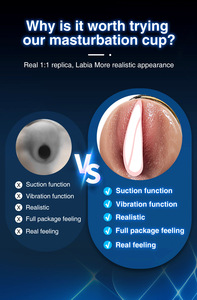 Dispositivo di masturbazione maschile per Trainer automatico per aerei con stampo a vibrazione morbida - Product Image 2