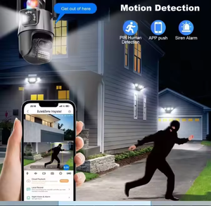 Icsee 9MP 3เลนส์กันน้ำเชื่อมต่อสัญญาณเตือนไร้สาย8X ซูมติดตามตัวกล้องรักษาความปลอดภัย IPC กล้องวงจรปิดเครือข่าย WIFI - Product Image 6