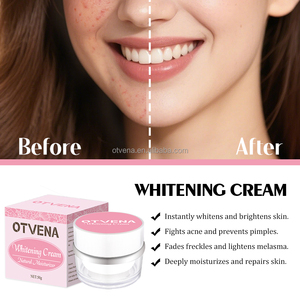 Crème hydratante pour le visage OTVENA, collagène, acide hyaluronique, crème de jour éclaircissante, crème de nuit - Product Image 1