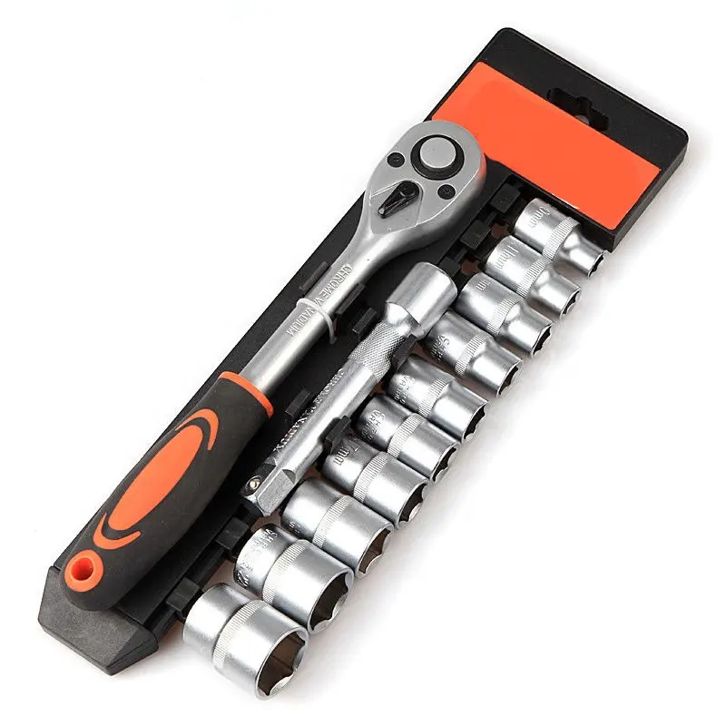 Support de barre d'extension 1/2 ", outils à main à 45 dents, jeu de 12 pièces