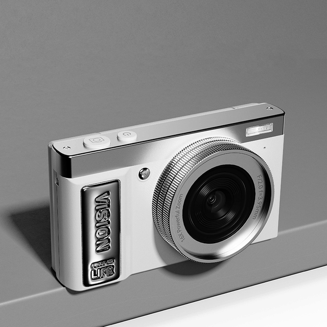 2026 New WIFI Mini Vintage CMOS Cameras 16X Zoom 120 Degree Flip Screen 4K 64MP Retro Digital Camera Photography Video