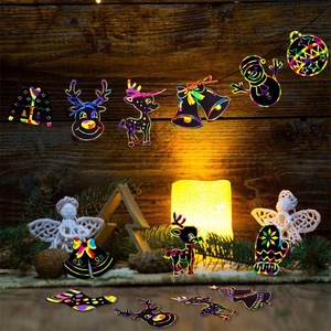 Khuyến mại Quà Tặng Giấy Scratch <span class=keywords><strong>Off</strong></span> thẻ Scratch giấy DIY Cây giáng sinh trang trí - Product Image 3