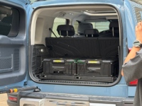 Cajas de Almacenamiento para SUV Todoterreno 4X4 para Campamento al Aire Libre, Just-v Negras de PE, 20-30L, Impermeables, Modulares para BYD Song Seagull LC250 F150