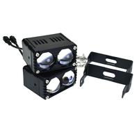 Lampu Mengemudi SENLO X2 Plus 4-LED 45W Lampu Kabut Sistem Pencahayaan Otomatis 9000LM IP68 Aluminium Putih/Kuning Universal Cocok untuk 24-Bulan Garansi