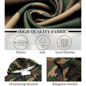 Sudadera con Capucha de Alta Calidad, Estilo Urbano, Personalizada con Estampado, Logotipo Bordado con Cuentas, Diseño 100% Algodón, ODM - Product Image 5