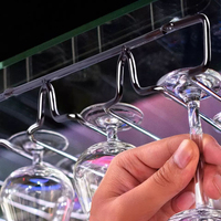 Support à vin en métal écologique à trois niveaux et accessoires de suspension pour bouteilles de vin, idéal pour la maison et les restaurants – Vente chaude