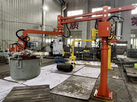 Manipulateur pneumatique industriel 3 axes, capacité 300 kg, pour fûts et cylindres en acier, haute vitesse 8 m/min, système de contrôle à faible effort, CE