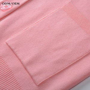 Pull en laine jacquard rayé brodé personnalisé avec logo pour homme - Product Image 4