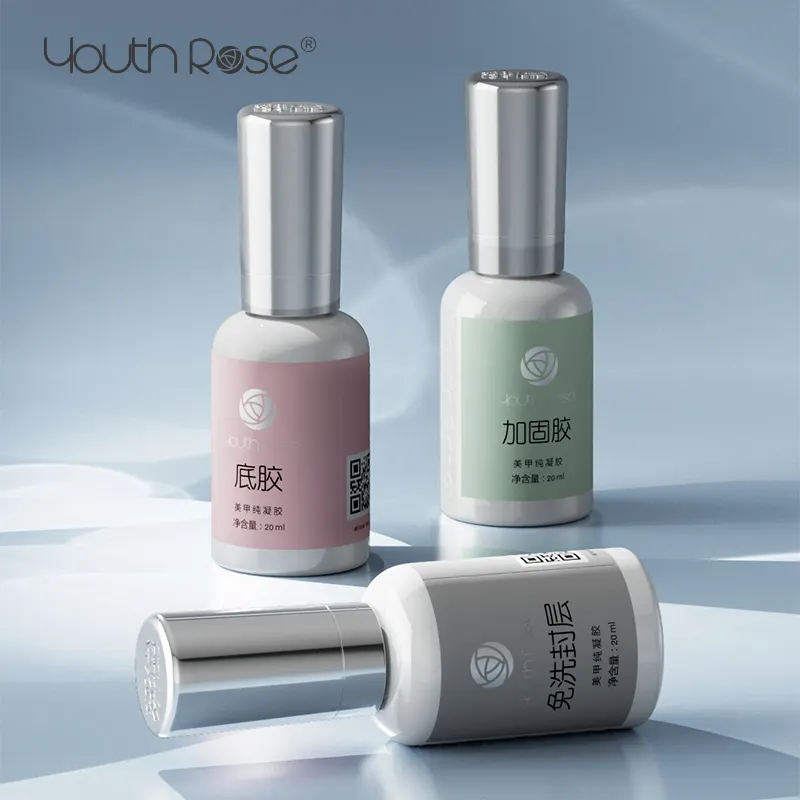 Thanh niên tăng Chuyên Nghiệp 20ml chức năng Gel kim cương có độ bóng cao sáng không lau UV Gel Top Coat cơ sở Áo