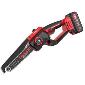Scie à chaîne sans fil portable Delixi à batterie au lithium sans balais, petite scie domestique haute puissance pour la coupe et l'abattage des arbres - Product Image 5