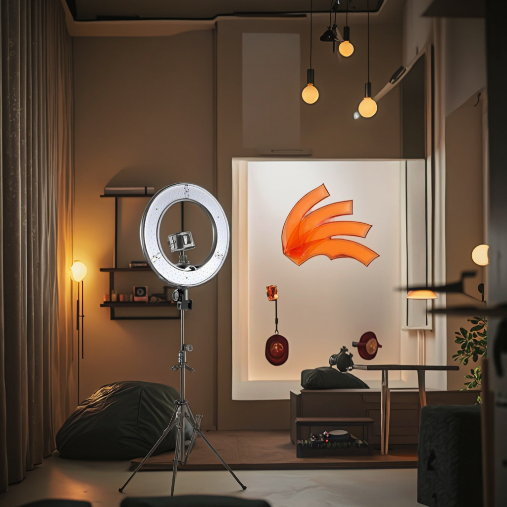 newer 18 inch ring light kit 55w 5600k led