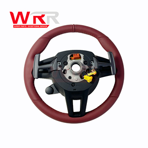 พวงมาลัยรถยนต์หนังแท้สำหรับ911 718 porche <span class=keywords><strong>GTS</strong></span> <span class=keywords><strong>2008</strong></span>บ็อกเซอร์รอบต่อนาทีพานาเมร่า - Product Image 2