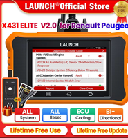 2026 pour Creader Elite V2.0 – Scanner OBD2 bidirectionnel avec écran 5 pouces, alimentation 12V, et mises à jour gratuites à vie