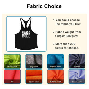 เสื้อกล้ามออกกำลังกายผู้ชาย ผ้าตาข่าย ระบายอากาศ สำหรับฟิตเนส วิ่ง ยิม เล่นกล้าม แขนกุด ผ้าฝ้าย 100% - Product Image 3