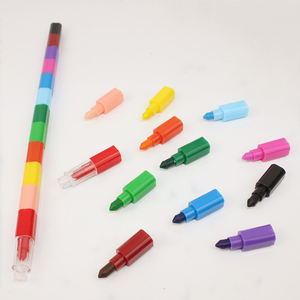 Crayones de Colores Apilables y Desmontables de Plástico para Niños - Product Image 4